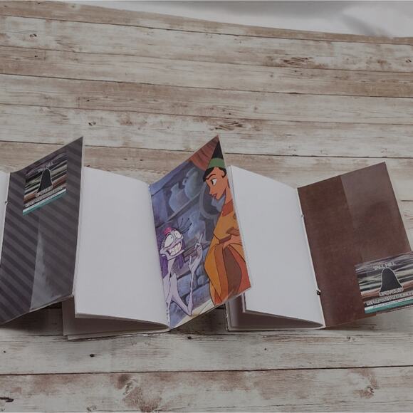 Storybook Themed Small Travel Journals with Sliip Covers, Handmade Small Diary - Picture 6 of 6